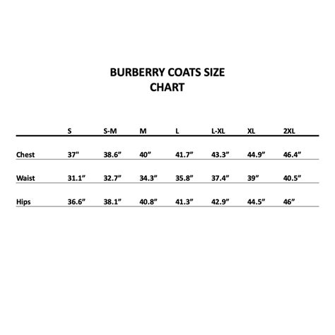 burberry check trench|Burberry trench coat measurement chart.